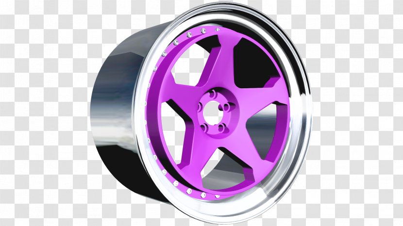 Alloy Wheel Spoke Rim - Design Transparent PNG