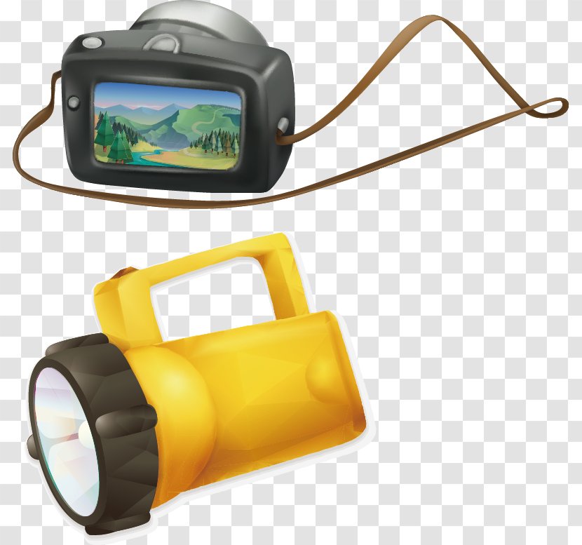 Camera - Tool - Cartoon Vector Material Transparent PNG