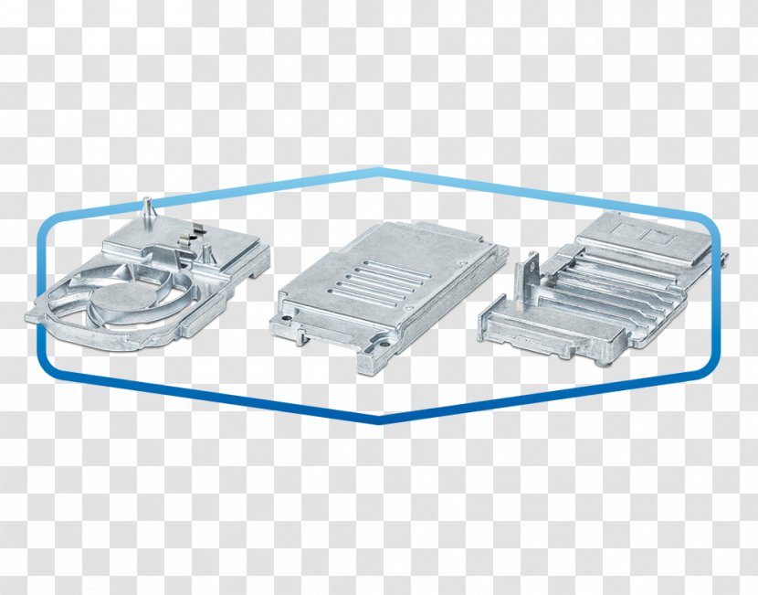 Electronic Component Heat Sink Bauteil Die Casting Case Study - MIB Transparent PNG