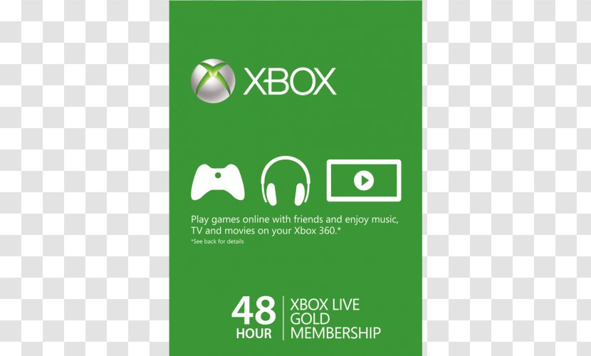 Xbox 360 Live Brand Microsoft Corporation - Gold - Ktv Membership Card Transparent PNG