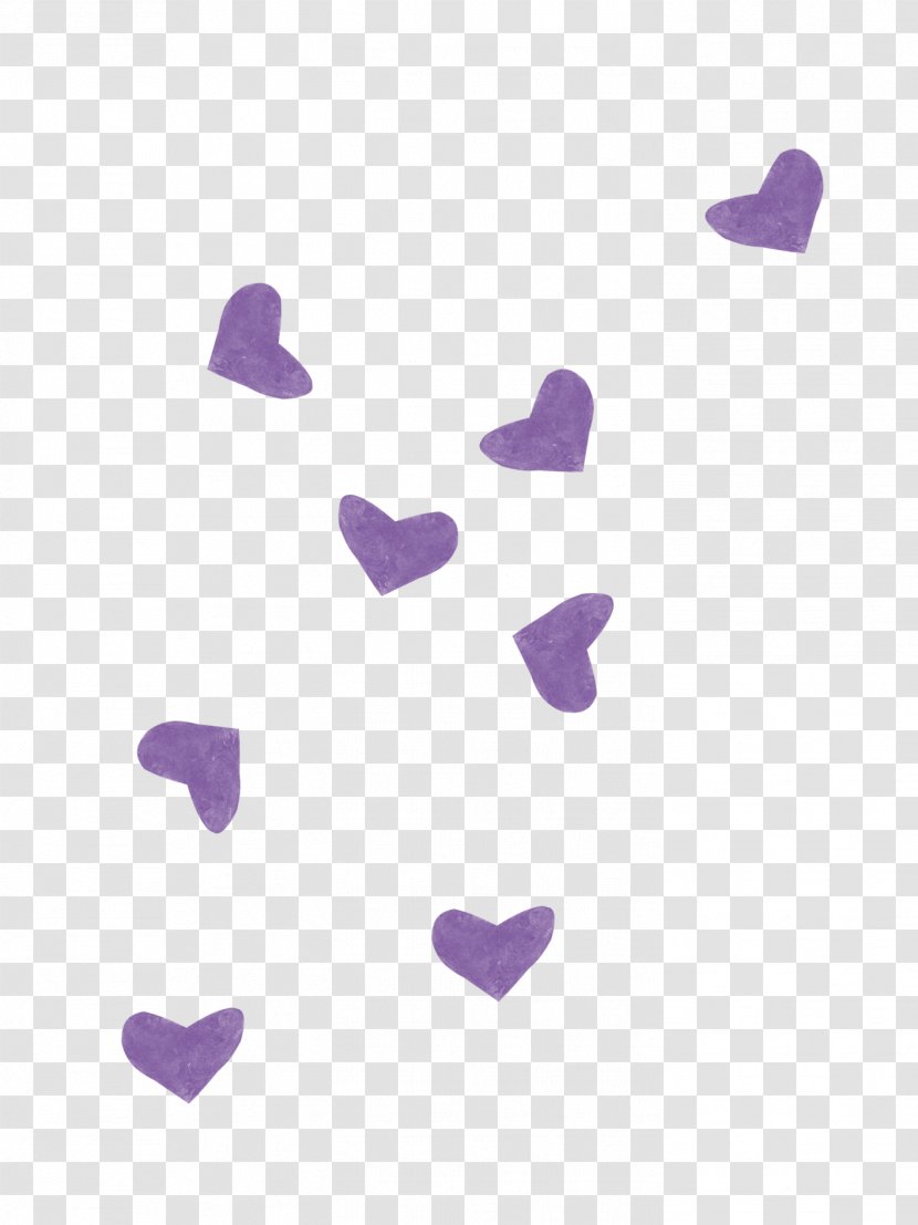 Purple Google Images Clip Art - Petal - Heart Transparent PNG