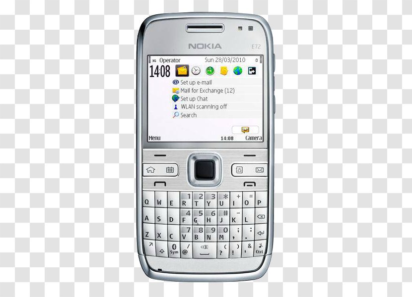 Nokia E72 E71 N96 E52/E55 - Bluetooth - Smartphone Transparent PNG