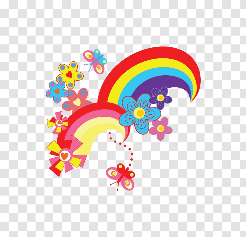 Week Happiness Clip Art - Rainbow Transparent PNG