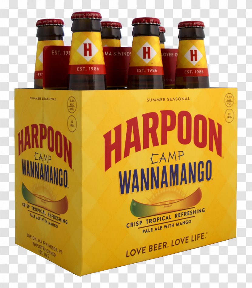 Seasonal Beer Harpoon Brewery Bottle Pale Ale Transparent PNG