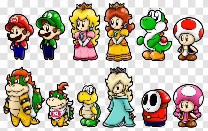 Super Mario Bros. Bowser Luigi Rosalina - Toad - Cute Villain Transparent PNG
