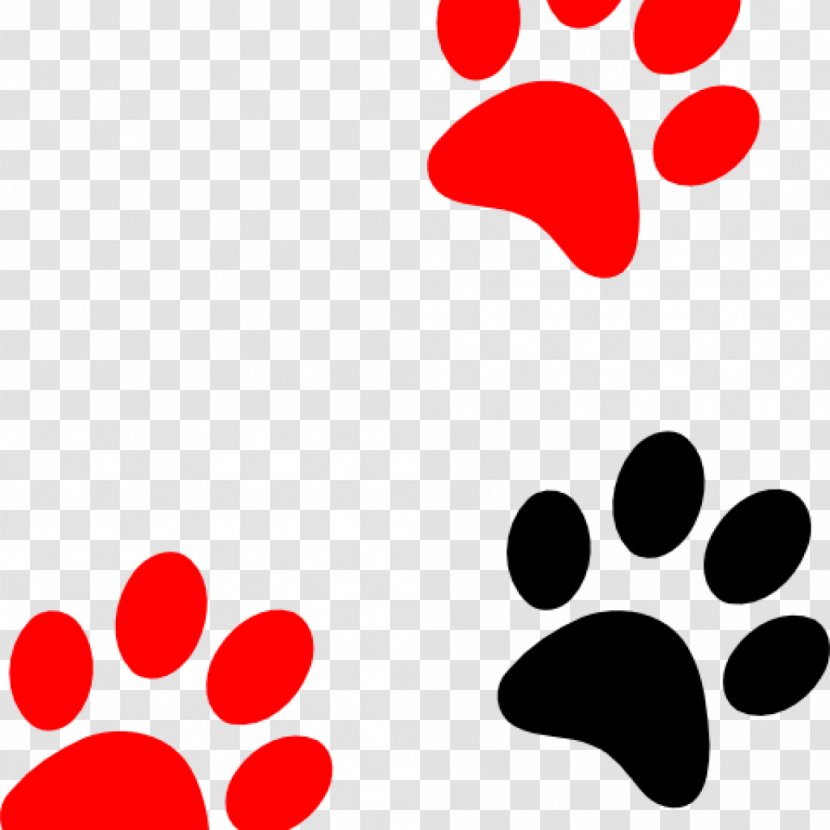 Dog Clip Art Paw T-shirt Cat - Alabama Rot Transparent PNG