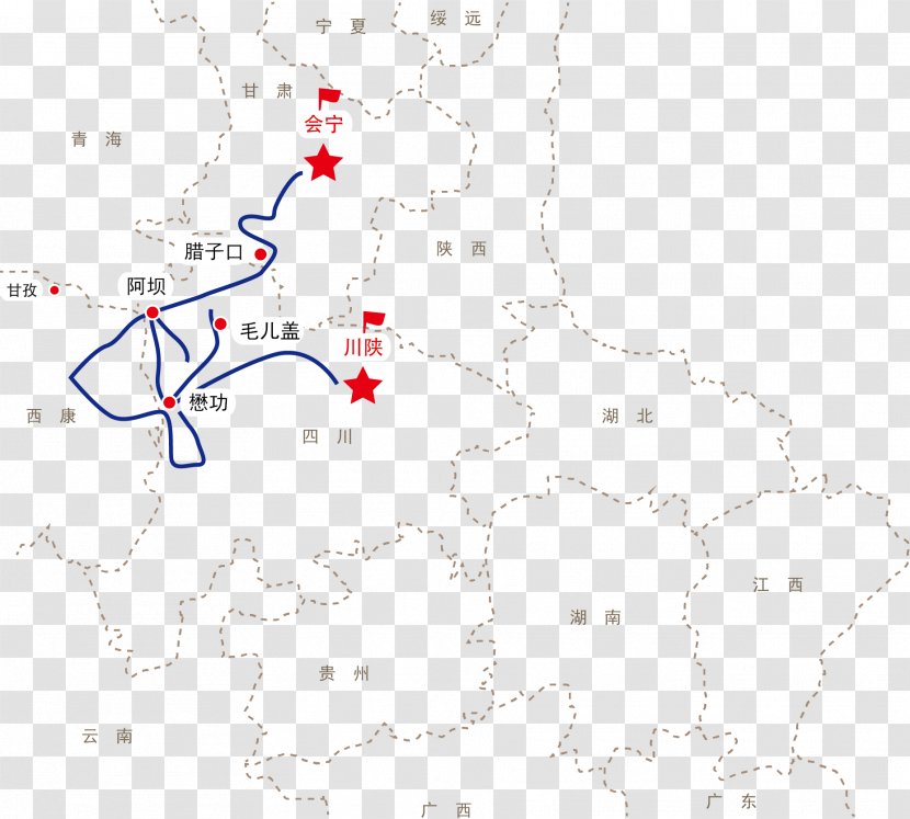 Map Euclidean Vector Vecteur - Feuille De Route - Red Fourth Army Walking Transparent PNG