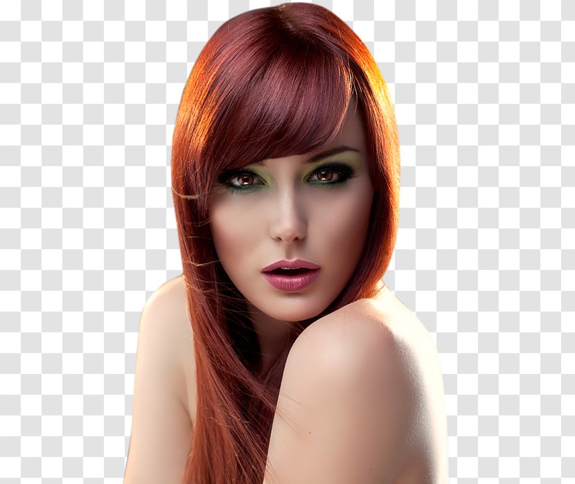 Mihaela Noroc Portrait Painting - Brown Hair Transparent PNG