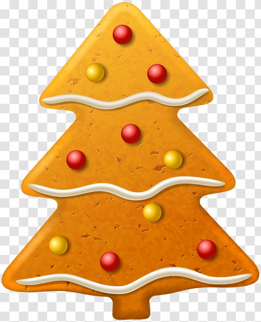 Candy Cane Christmas Cookie Clip Art - Orange - Cliparts Transparent PNG