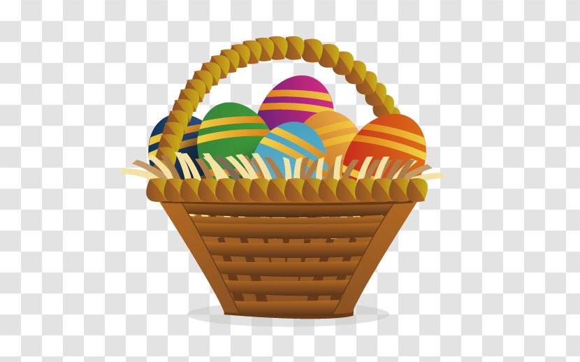 Easter Egg Decorating - Christmas - Vector A Basket Of Eggs Transparent PNG
