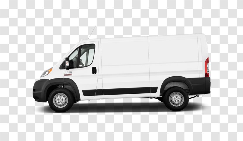 Ram Trucks 2018 RAM ProMaster Cargo Van 1500 Low Roof Chrysler Dodge - The Three View Of Transparent PNG