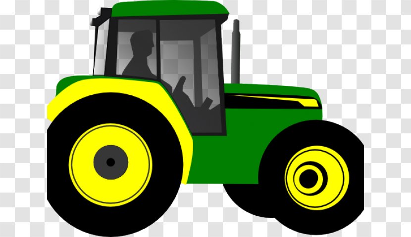 Clip Art Tractor Farmall John Deere Openclipart - Car - Loathsome Transparent PNG