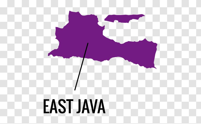 Clip Art East Java - Map Transparent PNG
