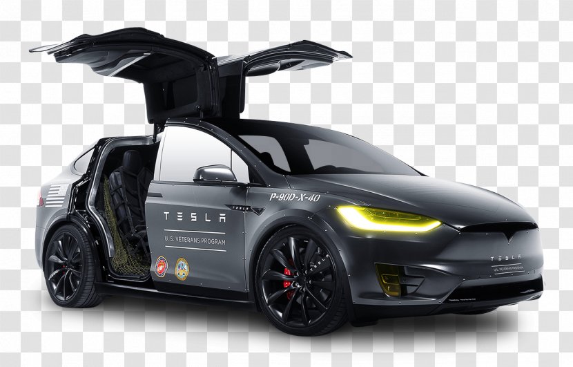 2017 Tesla Model X 2016 S Motors - Wheel - Black Modern Car Transparent PNG