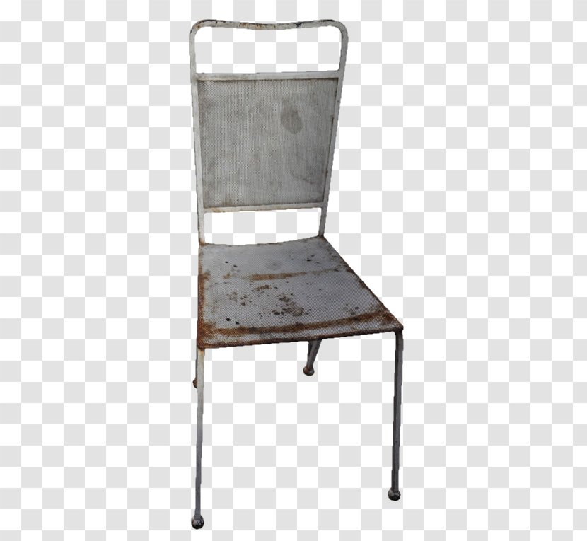 Iron Chair - Retro Material Free To Pull Transparent PNG
