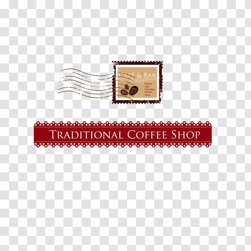 Coffee Cafe - Computer Graphics - Retro Label Vector Transparent PNG