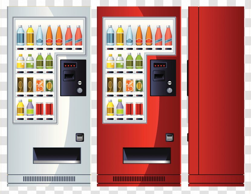 Soft Drink Vending Machine Illustration Transparent PNG