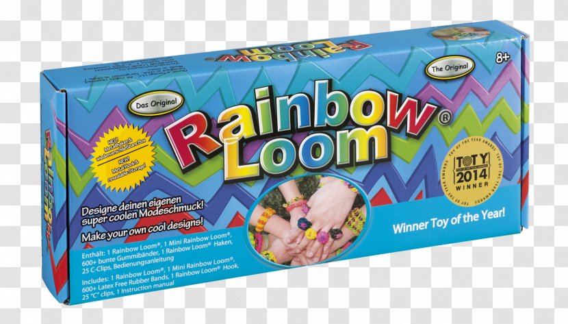 Rainbow Loom Rubber Bands Toy Child Bracelet - Djeco Transparent PNG