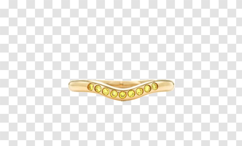 Bangle Wedding Ring Yellow - Tiffany Luxury 18K Gold With Diamond Transparent PNG