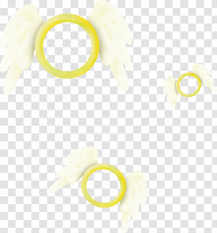 Material Body Jewellery Circle - Yellow - Free Transparent PNG