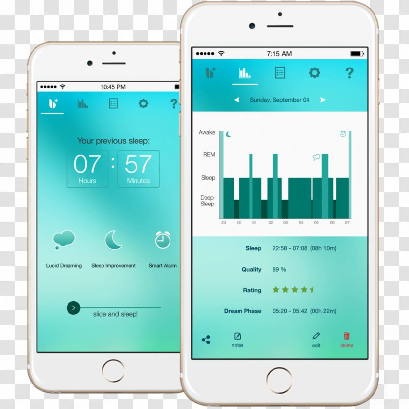 Mobile App Lucid Dream Sleep Application Software - Multimedia Transparent PNG