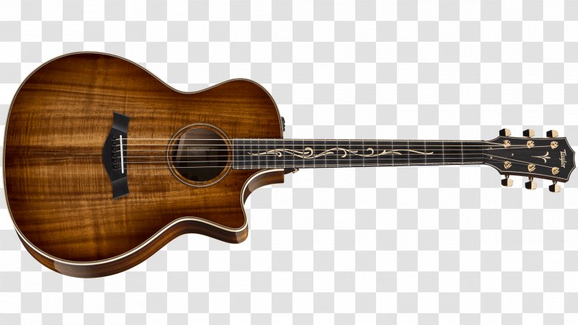 Taylor Guitars K24ce Acoustic-Electric Guitar Acoustic - Flower Transparent PNG