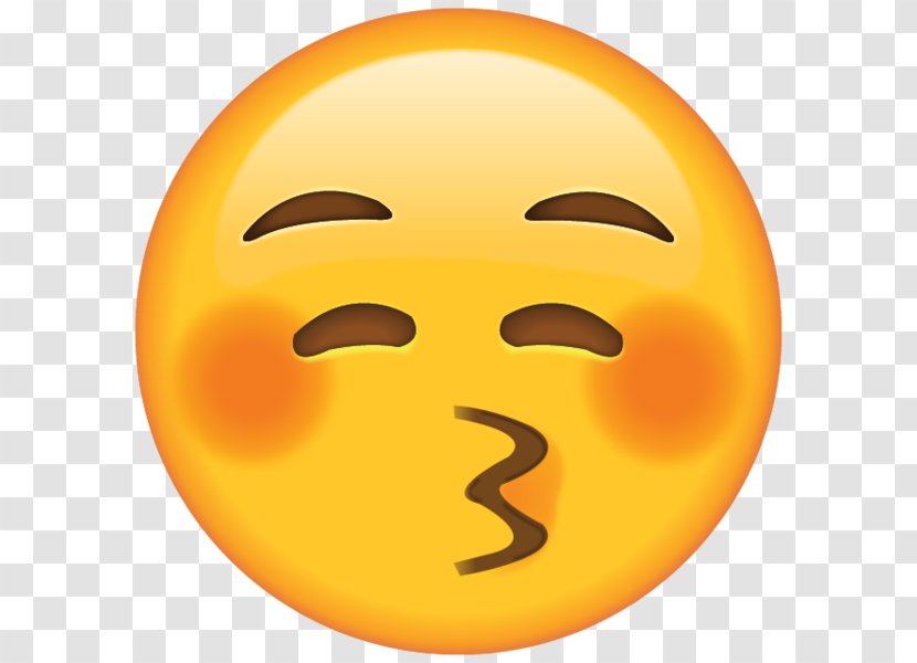 Emojipedia Kiss Face With Tears Of Joy Emoji Meaning - Smirk - Blushing Pic Transparent PNG