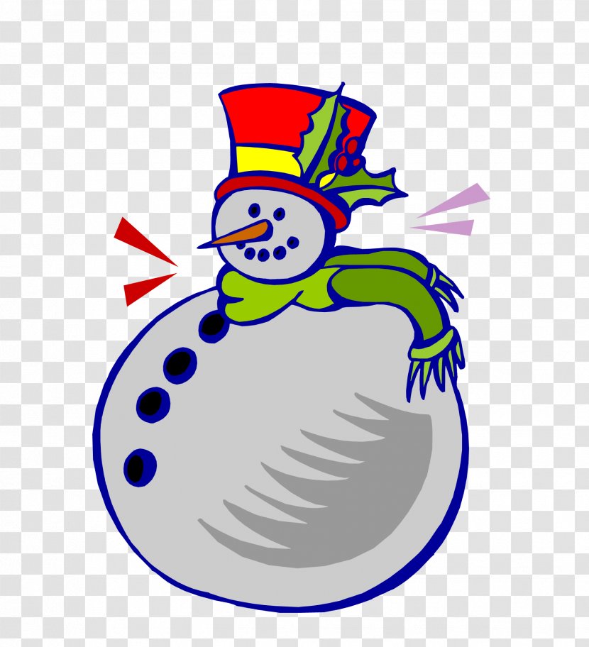 Snowman Scarf Winter Clip Art - Bellied Transparent PNG