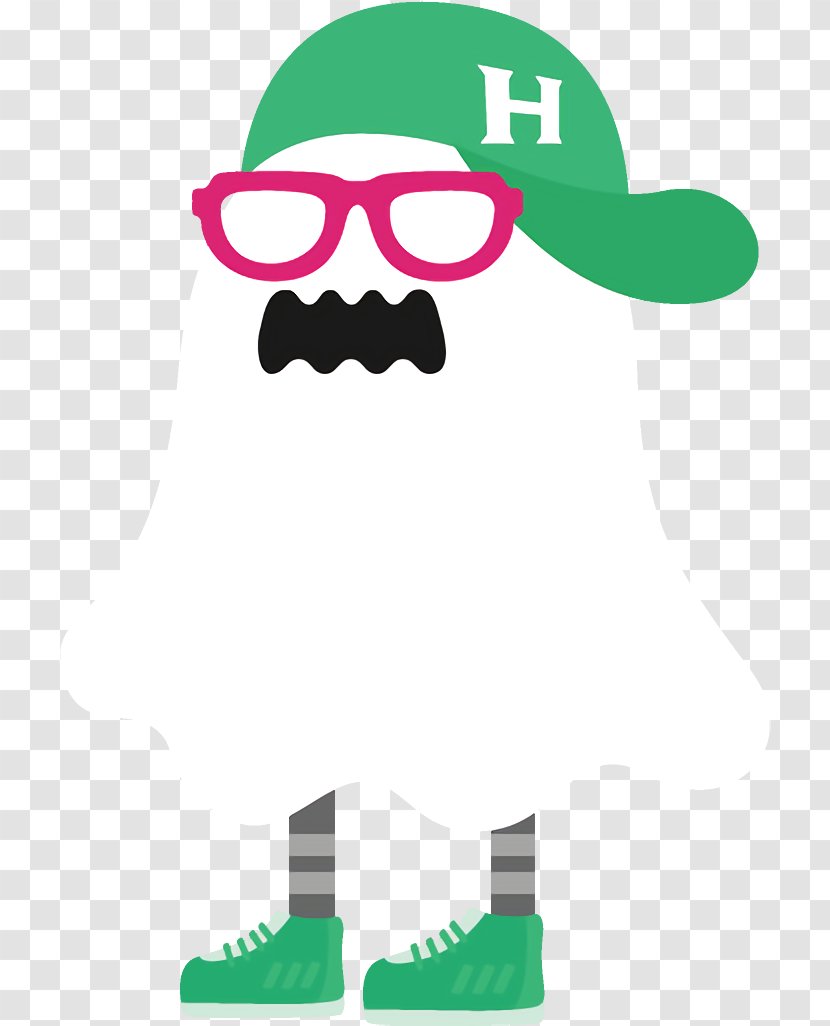 Ghost Halloween - Moustache - Glasses Transparent PNG