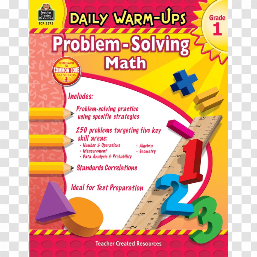 Daily Warm-Ups: Problem Solving Math Grade 3 Mathematical Sixth Mathematics - Education Transparent PNG