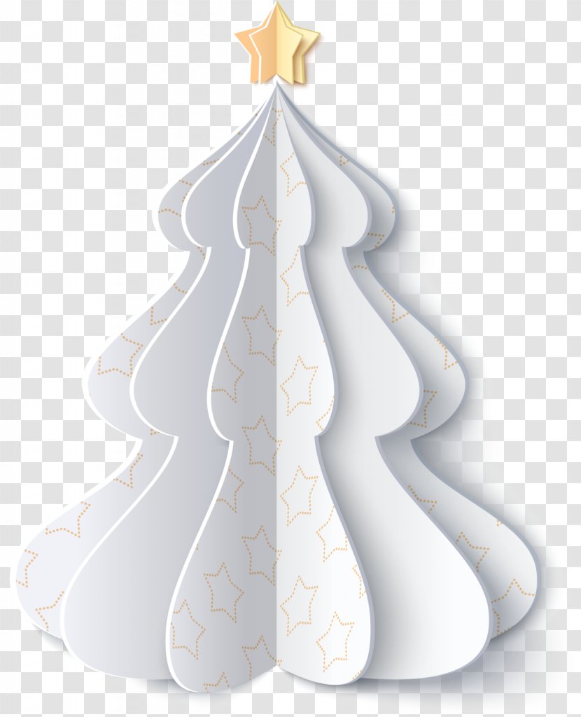 White Christmas Tree - Day - Pine Family Plant Transparent PNG