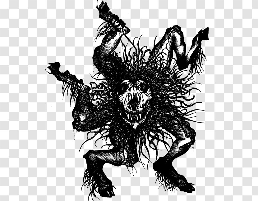 Demon Pseudomonarchia Daemonum Buer Ars Goetia Hell - Black And White Transparent PNG