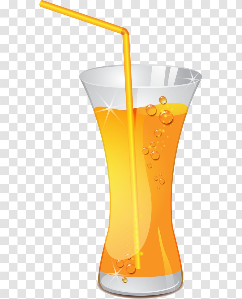 Orange Juice Drink Apple Fizzy Drinks - Beer Glass Transparent PNG