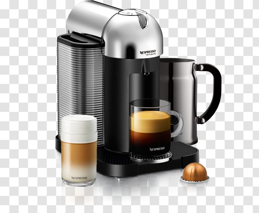 Nespresso VertuoLine Coffee Cafe Espresso Machines Transparent PNG