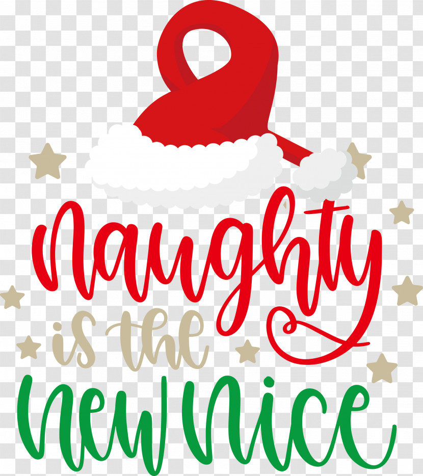 Naughty Is The New Nice Naughty Christmas Transparent PNG