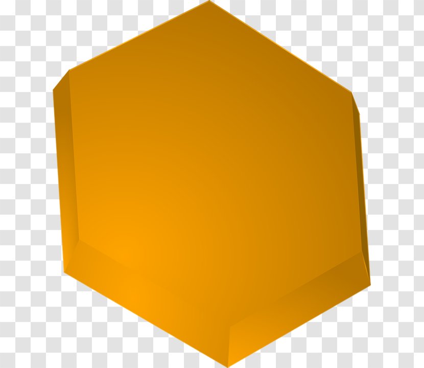 Beeswax Hexagon Honey Yellow - Propolis - Bee Transparent PNG