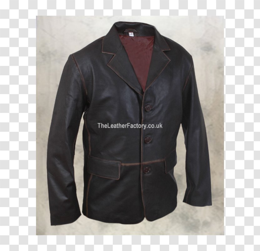 Jacket Leather Blazer Button Lining - Material Transparent PNG