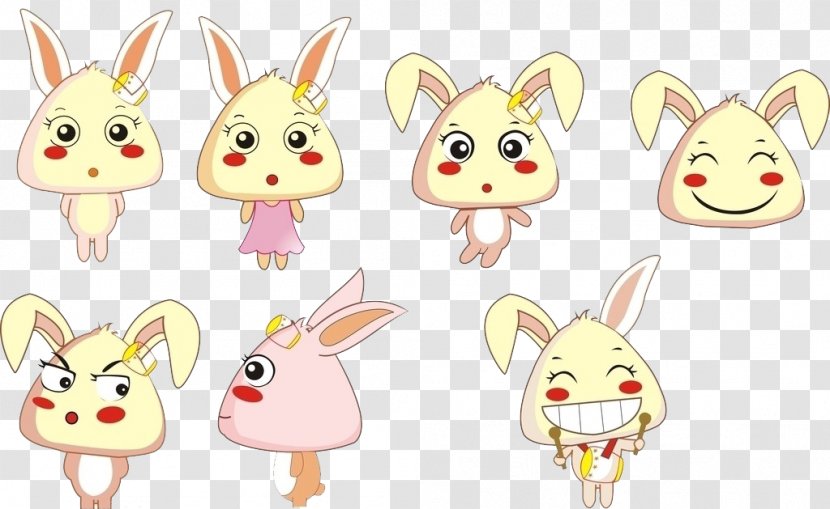 Cartoon Cuteness Rabbit - Hare - Cute Bunny Vector Transparent PNG