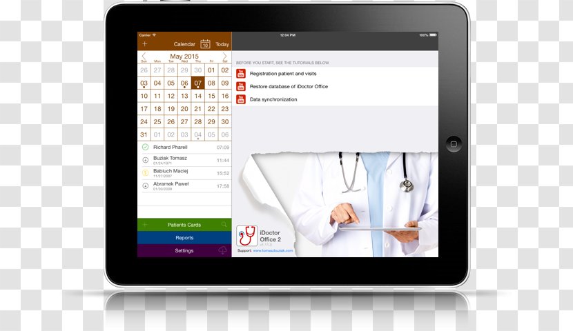 IPhone IPad - Display Advertising - Doctor With Ipad Transparent PNG