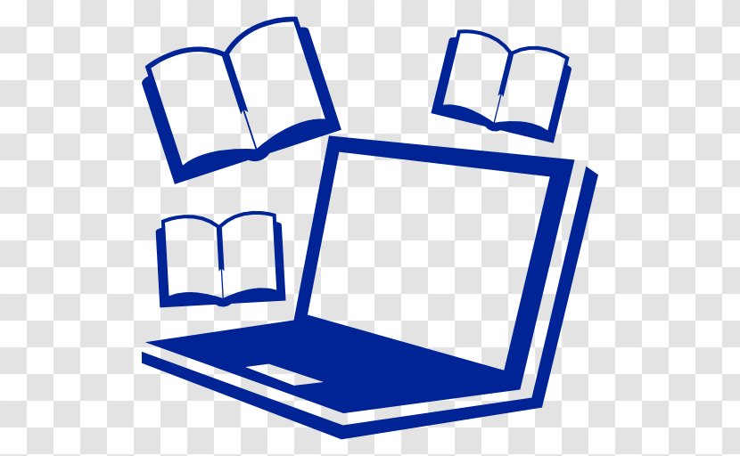 Book - Study Skills - Electric Blue Transparent PNG