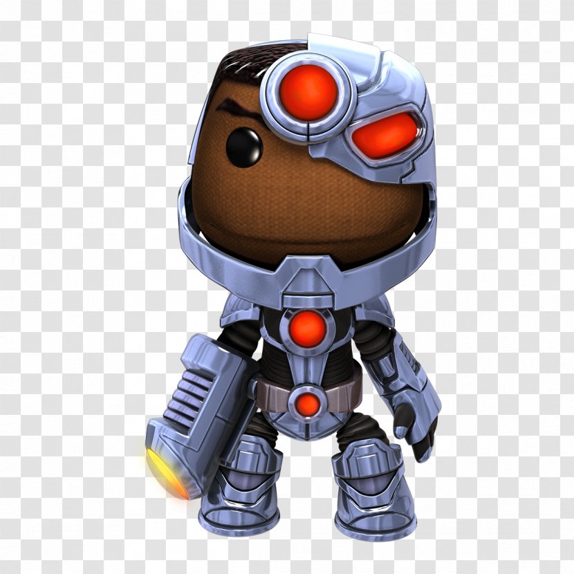 LittleBigPlanet 3 2 Cyborg Batman Lex Luthor - Toy Transparent PNG