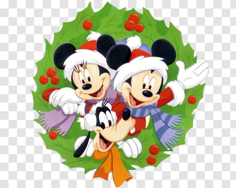 Mickey Mouse Clip Art Christmas Day Openclipart The Walt Disney Company - Holiday Transparent PNG