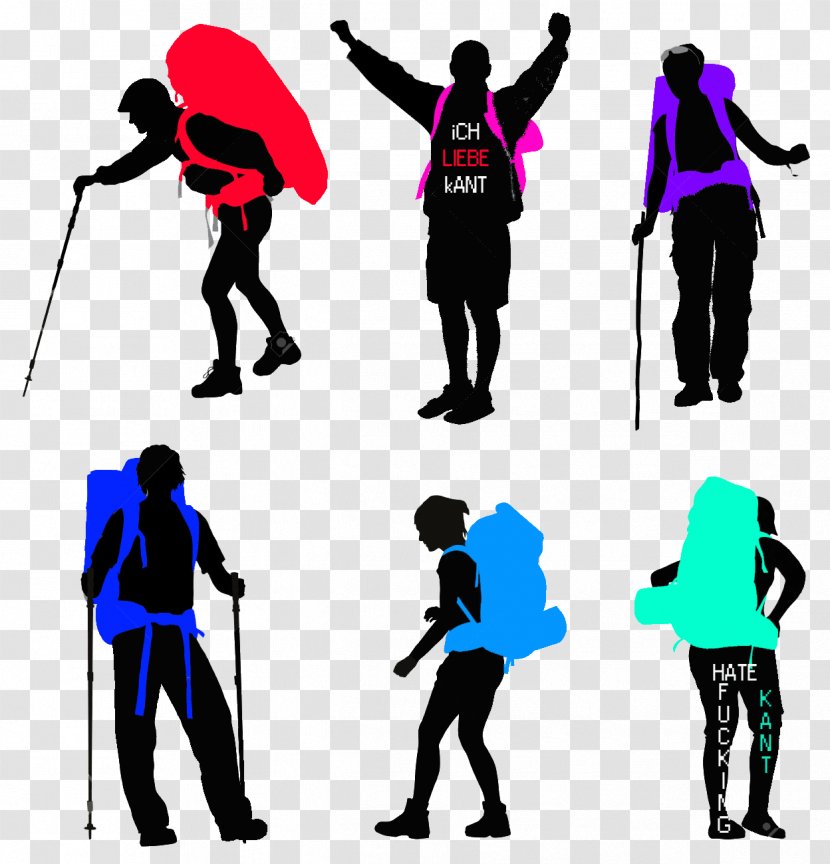 Vector Graphics Backpacking Image Silhouette Illustration Transparent PNG