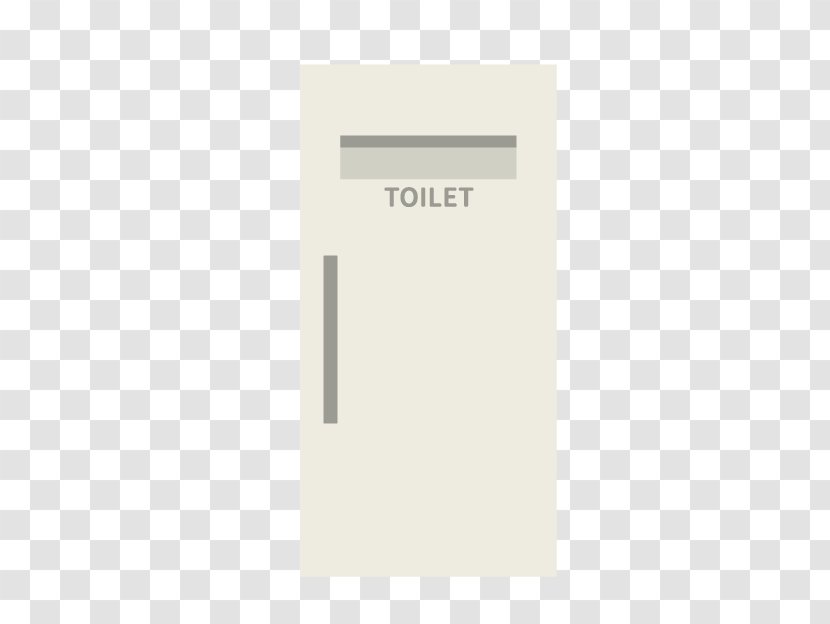 Cartoon Toilet Icon - Door Transparent PNG