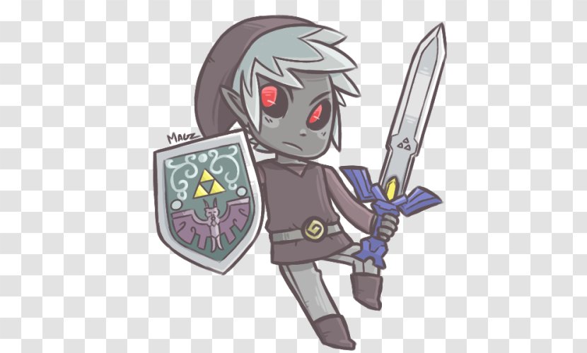 Knight Technology Weapon Legendary Creature Animated Cartoon - Cold - Dark Link Transparent PNG
