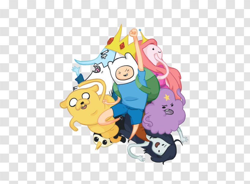 Clip Art Illustration Animal Fiction Character - Adventure Time Characters Transparent Transparent PNG