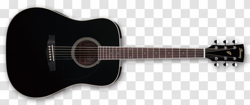 Acoustic Guitar Ibanez PF15ECE Acoustic-electric - Frame Transparent PNG