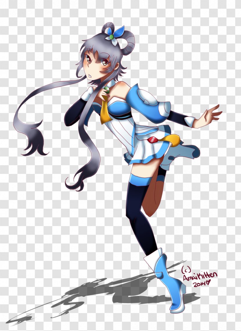 Luo Tianyi Vocaloid 3 Fan Art Transparent PNG