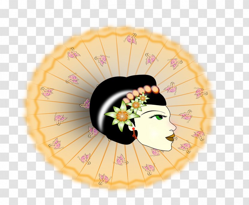Geisha Drawing Clip Art - Cartoon - Chinese Traditional Culture Transparent PNG