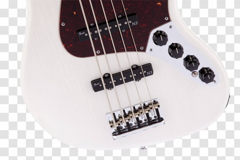 Fender Jazz Bass V Precision Guitar - Watercolor Transparent PNG